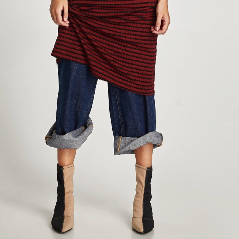 Two tone ankle boot